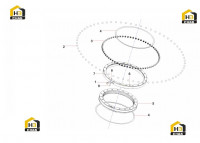 Комплектующие поворотного подшипника 10835684