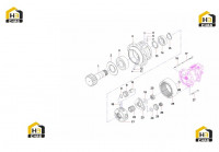 Комплектующие поворотного редуктора 60181550