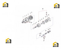 Комплектующие редуктора 60306314