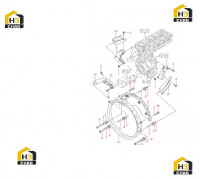 Крепление корпуса вентилятора 60335766