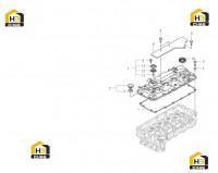 Крышка головки блока цилиндров 60335586