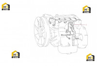 Жгут проводов двигателя 60335818