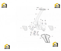 Механизм управления ходом SY135C9.1.5.2 12934780