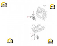 Насос масляный с комплектующими 60335723