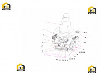 Сиденье водителя и консоли управления 11640080