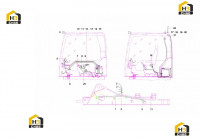 Система электрическая экскаватора SY135C9I4K(US) 13453825 (часть 1)