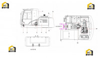 Комплектующие поворотной платформы SY140C1C2K.1 13076451