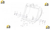 Ковш SY140C1I2K.3.4 13114729