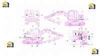 Шильдики SY140C1C2K-TZ 13056704 (часть 1)