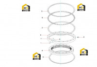 Подшипник поворотный 13179291