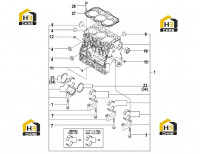 Блок цилиндров 60279828