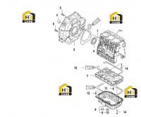 Корпус маховика и масляный поддон 60279832