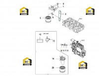 Фильтры топливные 60279852