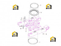 Подшипник поворотного устройства 13796565