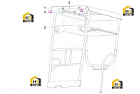 Рама кабины 13107154