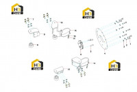 Система амортизации двигателя 13014703