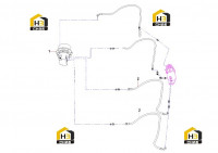 Трубопровод редуктора 13784011