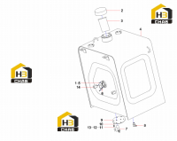 Бак топливный A810102021125