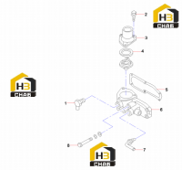 Корпус термостата B229900003125