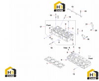 Головка блока цилиндров 60041425
