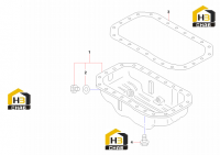 Поддон масляный 60041438