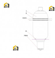 Аккумулятор в сборе A810201069501