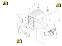 Кабина в сборе 11136073 (часть 4)