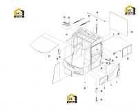 Кабина в сборе 11136073 (часть 2)