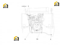 Контур топливный 10942881 (часть 1)