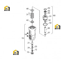 Клапан тормозной B220401001141