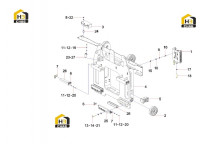 Кронштейн в сборе 11074915