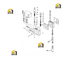 Крышка регулирующего клапана в сборе DANA 60135341