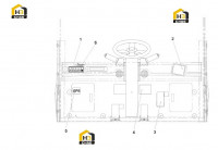 Панель управления передняя 12931304