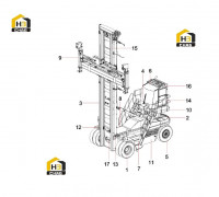 Штабелер в сборе SDCY90K6C2 13552669
