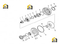 Ступица колеса DANA 60135357