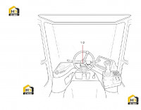 Узел управления рулевым механизмом 12930696