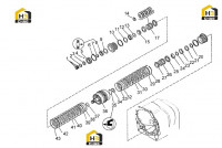 Вал сцепления DANA 60135359