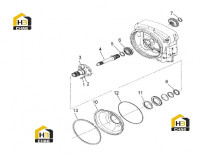 Вал турбины DANA 60135334