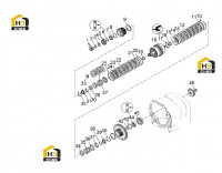 Вал вращающийся DANA 60135358