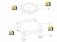 Компонент скользящего блока стойки 10982198