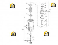 Клапан тормозной (часть2) B220401001141