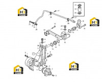 Кронштейн для водяного насоса и корпус термостата 60139936