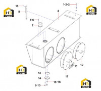 Резервуар для гидравлического масла 10121326