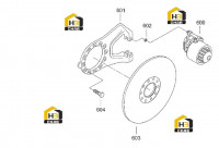 Тормоз дисковой B220600000023