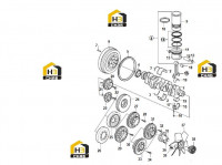 Вал коленчатый 60139845