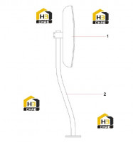 Зеркало заднего вида, правое 10182064