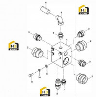 Блок маслосборный 10875728