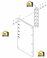 Брызговик левый 13116970