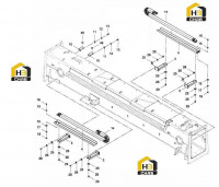 Цепь буксировочная телескопическая балки 13721159