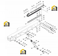 Цепь тяговая стрелы 13114711